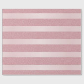 Roos Gouden Glitter Sjabloon Elegant Modern Cadeaupapier (Vlak)