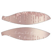 Roos gouden glitter sparkle aangepaste tekst baske basketbal (Panelen)