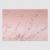  Roos Gouden Glitter Streaks Tissuepapier (Voorkant)