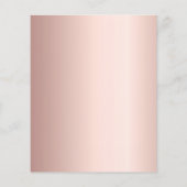 Roos gouden glitter voor weddenschappen flyer (Achterkant)