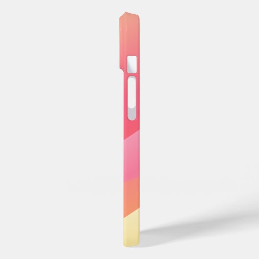 Roos, gouden gradiënt kleuren gepersonaliseerd Case-Mate iPhone case (Achterkant / Links)