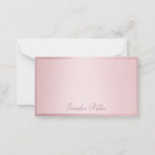 Roos Gouden Hand Script Elegant Modern Sjabloon (Achterkant)