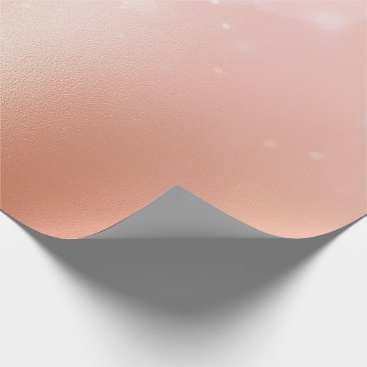 Roos gouden harten cadeaupapier (Hoek)