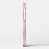 Roos gouden harten glitterpatroon. Case-Mate iPhone case (Achterkant / Links)