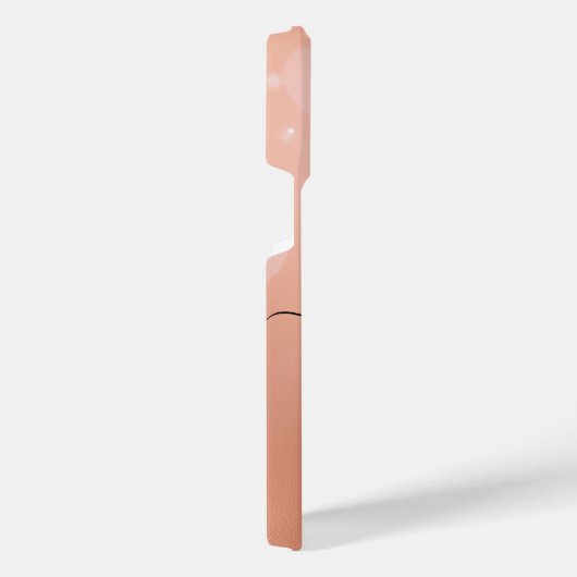 Roos gouden harten iPhone hoesje (Rechterkant)