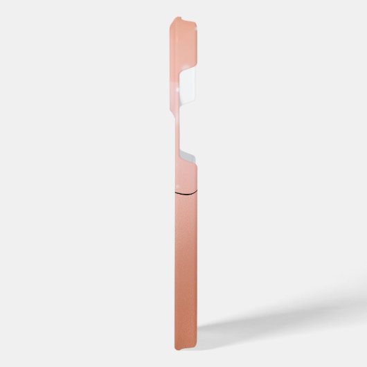 Roos gouden harten iPhone hoesje (Linkerkant)