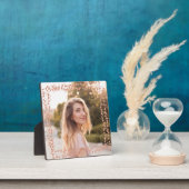 Roos gouden harten rand foto fotoplaat (Insitu)