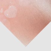 Roos gouden harten tissuepapier (Detail)