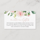 Roos gouden Herfst bloemen bruiloft goed Informatiekaartje (Voorkant)