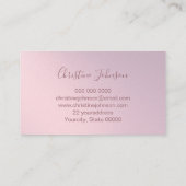 roos gouden honingraat en bij logo visitekaartje (Achterkant)