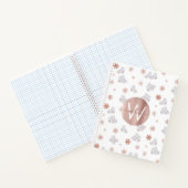 Roos gouden ijs Schaatsen Blush roze schaatsen Mon Notitieboek (Binnen)