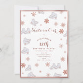 Roos gouden ijs Schaatsen Blush roze schaatsen Ver Kaart (Voorkant)