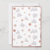 Roos gouden ijs Schaatsen Blush roze schaatsen Ver Kaart (Achterkant)