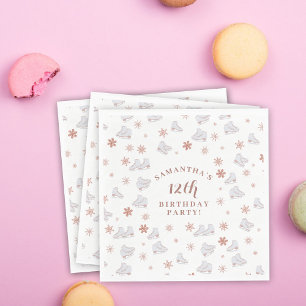 Roos gouden ijs Schaatsen Blush roze schaatsen Ver Servet