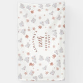 Roos gouden ijs Schaatsen Blush roze schaatsen Ver Spandoek (Verticaal)