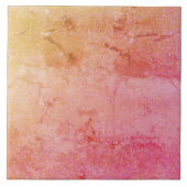 roos gouden keramische tegel tegeltje (Voorkant)