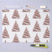 Roos gouden kerstboom tissuepapier (Craft)