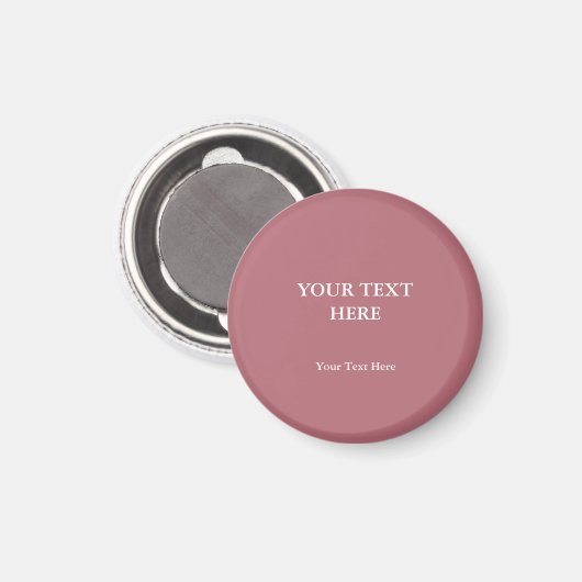 Roos Gouden Kleur Elegant Modern Minimalistisch Magneet (Voorkant / Achterkant)