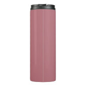 Roos Gouden Kleur Professioneel Trendy Modern Plai Thermosbeker (Achterkant)