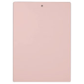 Roos gouden kleur professionele girly monogram naa klembord (Achterkant)