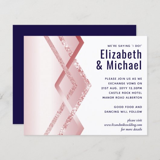 Roos gouden kunst Deco Folie ziet marinevrijding e (Voorkant / Achterkant)