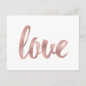 Roos gouden liefde briefkaarten (Voorkant)