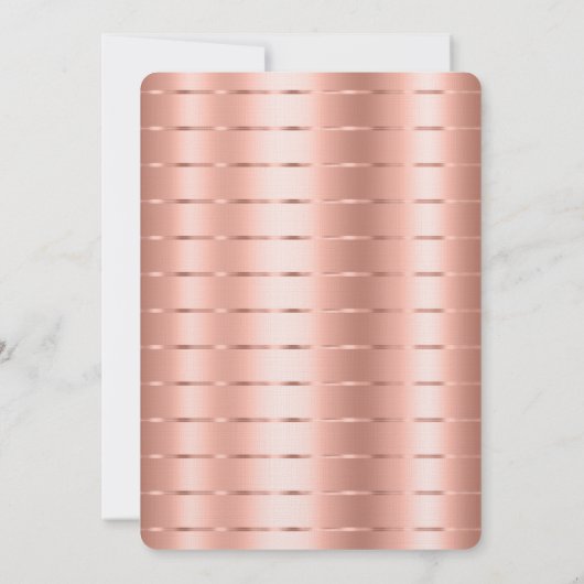 Roos gouden lint Vrijgezellenfeest Kaart (Achterkant)