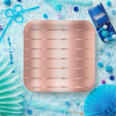 Roos gouden lint Vrijgezellenfeest Papieren Bordje (Feest)