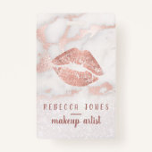 roos gouden lippen schoonheidssalon badge (Voorkant)