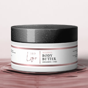 Roos gouden Logo 4 oz cosmetische pot waterdicht l Sticker