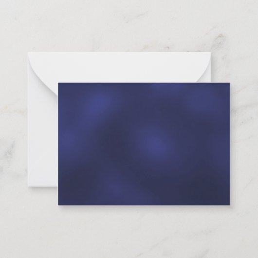 Roos gouden marine blauw bloemenbruiloft reactie R Notitiekaartje (Achterkant)