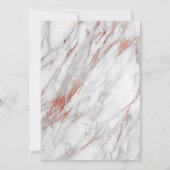 roos gouden marmer katholieke doop uitnodiging (Achterkant)