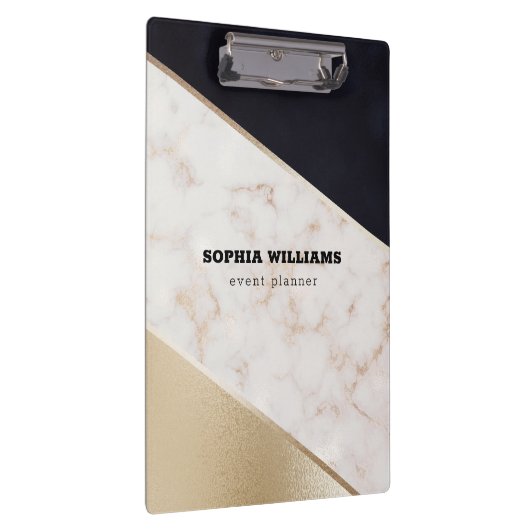 Roos gouden marmeren champagne textuur klembord (Rechts)