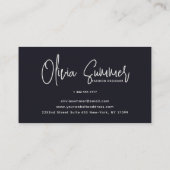 Roos gouden marmeren champagne textuur visitekaartje (Achterkant)