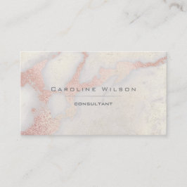 roos gouden marmeren steen professionele elegantie visitekaartje