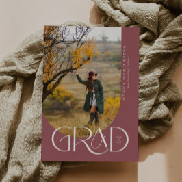 Roos Gouden Moderne Boog Minimalistisch Foto Afstu Kaart