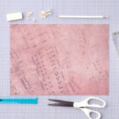 roos gouden muziekblad tissuepapier (Craft)