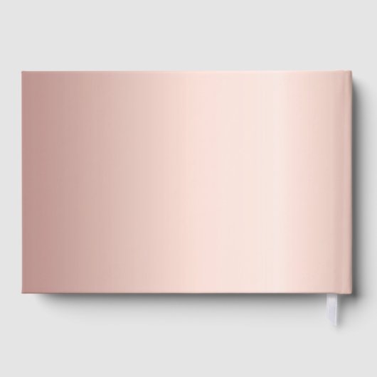 Roos gouden naam script pet Afstuderen Gastenboek (Achterkant)