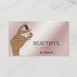 roos gouden nagellak visitekaartje