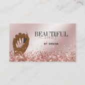 roos gouden nagellak visitekaartje (Voorkant)