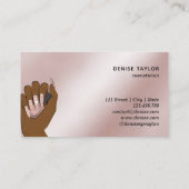 roos gouden nagellak visitekaartje (Achterkant)