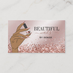 roos gouden nagellak visitekaartje