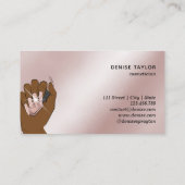 roos gouden nagellak visitekaartje (Achterkant)