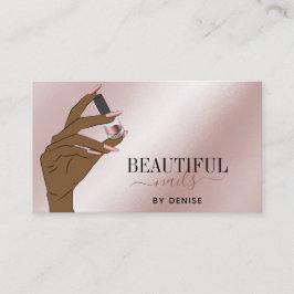 roos gouden nagellak visitekaartje