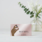 roos gouden nagellak visitekaartje (Staand voorkant)