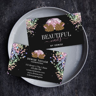 roos gouden nagellak visitekaartje