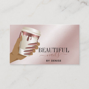 roos gouden nagellak visitekaartje