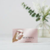 roos gouden nagellak visitekaartje (Staand voorkant)