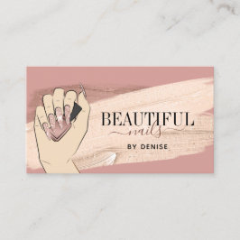 roos gouden nagellak visitekaartje