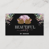 roos gouden nagellak visitekaartje (Voorkant)